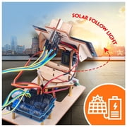Solar Tracking Electronic Kit for Arduino, Smart Solar Tracker System,Educational Programming Gift for Kids Teens Adults