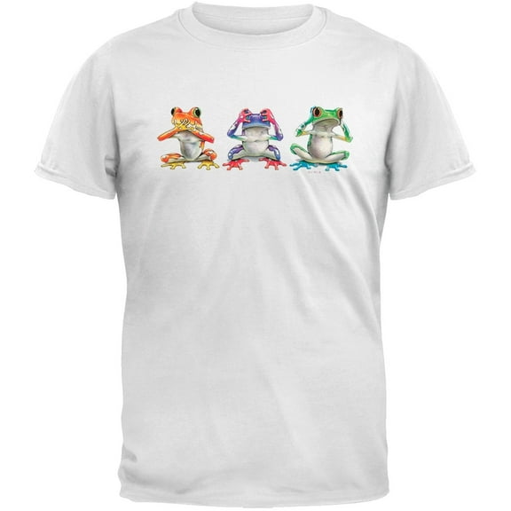 Solar Trans - No Evil Frogs White T-Shirt - 2X-Large