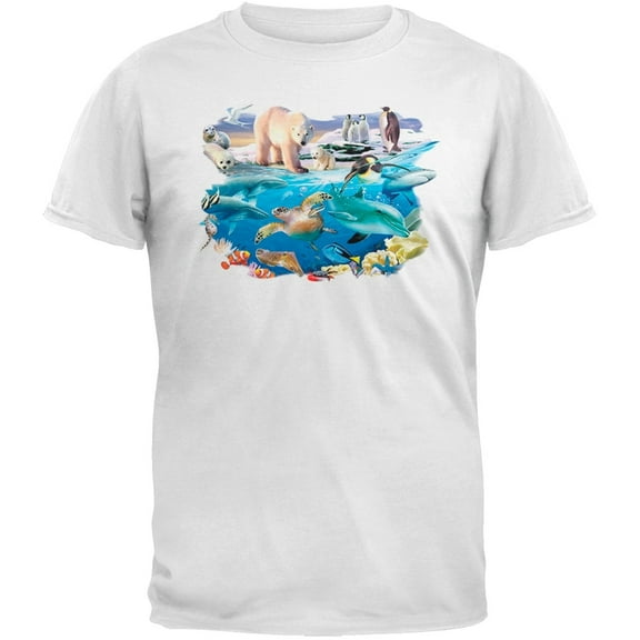 Solar Trans - The Aquarium White T-Shirt