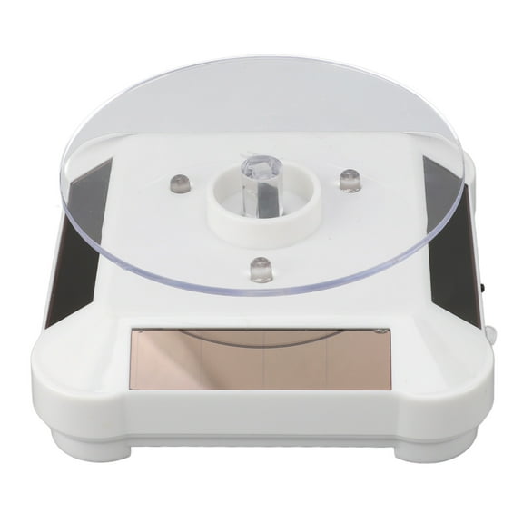 Solar Turntable 360 Degree Rotating Display Plate For Curing Resin Printed Jewelry Small 3D Printer Model With RGB Light