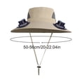 thumbnail image 1 of Solar & USB Rechargeable Cooling Fan Hat with Adjustable 3-Speed Fan, Sun Protection, Breathable Mesh, for Outdoor, Fishing, Hiking, Summer Activities, Unisex Design, 1 of 5