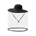 thumbnail image 1 of Solar & USB Rechargeable Summer Fan Hat with Single Fan, Sun Protection Mosquito Net/Face Shield, Wide Brim Outdoor Hat for Fishing/Camping/Work (Fit 56-58cm Head,Colour as Pictured), 1 of 4