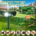 Solar Ultrasonic Animal Repellent Outdoor Waterproof Deer Repellent