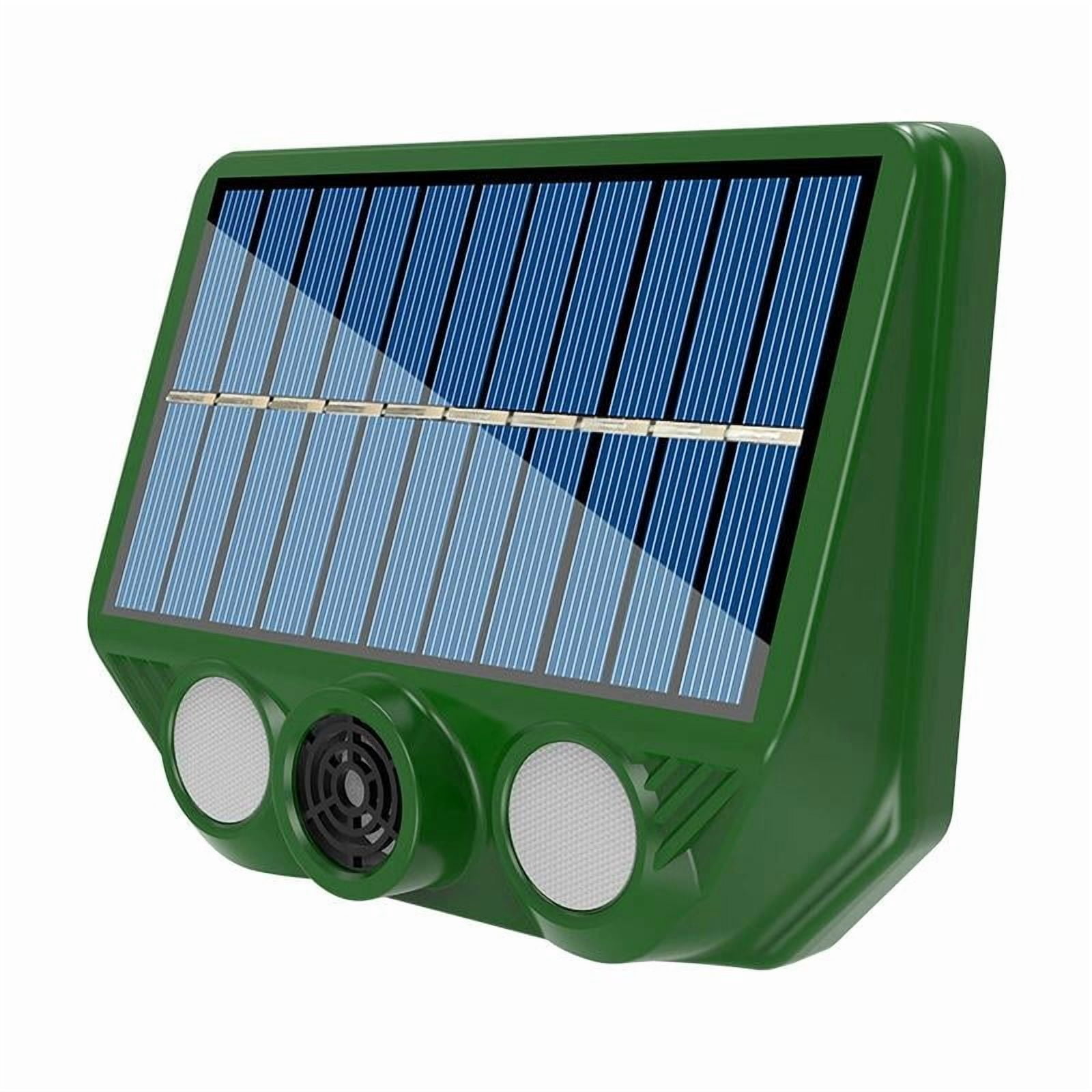 Solar Ultrasonic Animal Repeller MS211 - Motion Activated Flashing ...