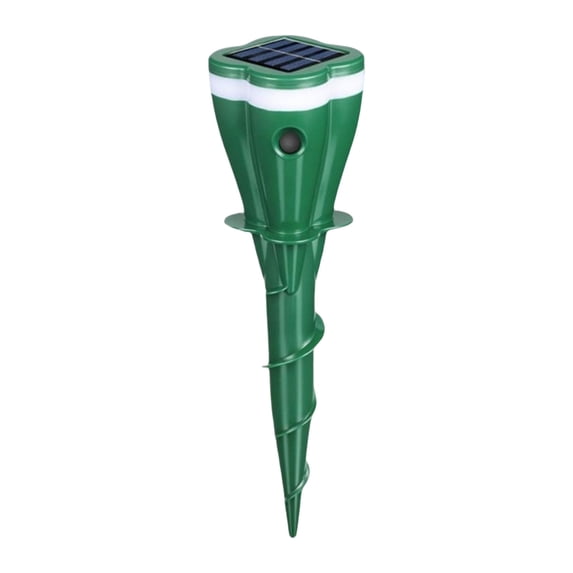 Solar Ultrasonic Animal Repeller, Waterproof High Efficiency Outdoor Wildlife Scarer for Yard Pest Control