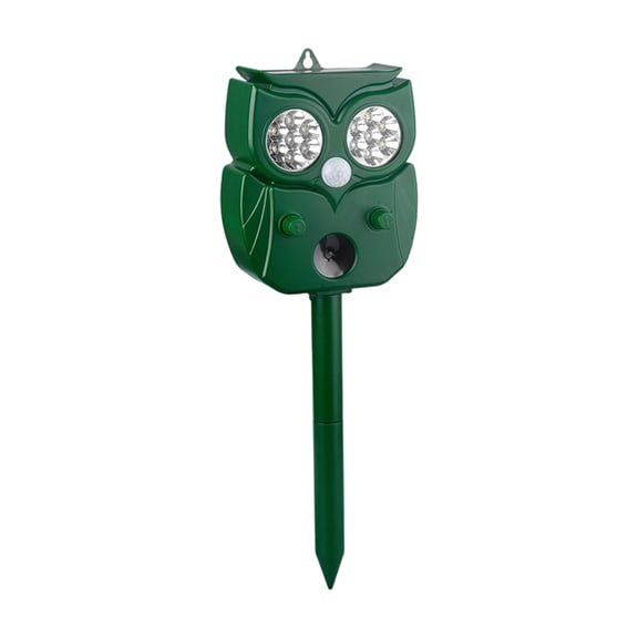 Solar Ultrasonic Animal Repeller with Infrared Motion Sensor Large Power Alarm Outdoor Waterproof Device for Garden Yard Farm Protection