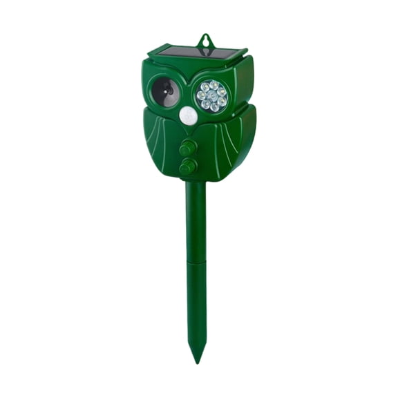Solar Ultrasonic Animal Repeller with Infrared Motion Sensor Large Power Alarm Outdoor Waterproof Device for Garden Yard Farm Protection
