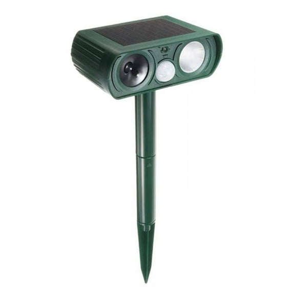 Solar Ultrasonic Pest Repeller for Dogs, Cats, Deer, Rabbits
