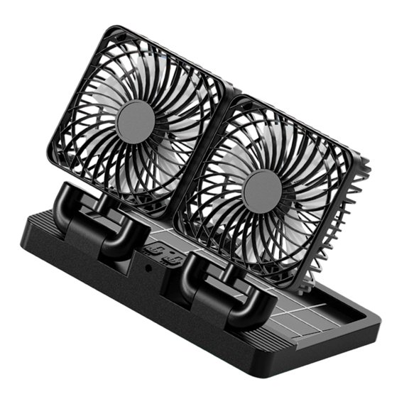 Solar Vehicle Ventilation Systems Effective Airflows Fan Odors Removal Air Circulation Radiator Cooling Fan