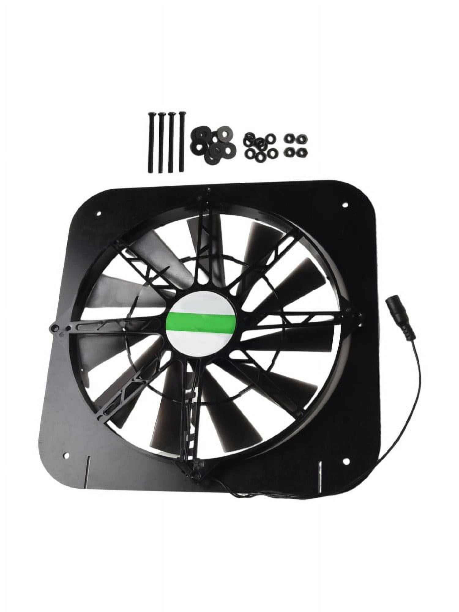 Solar Ventilation Fan Simple Installation Stable 250mm Diameter Solar