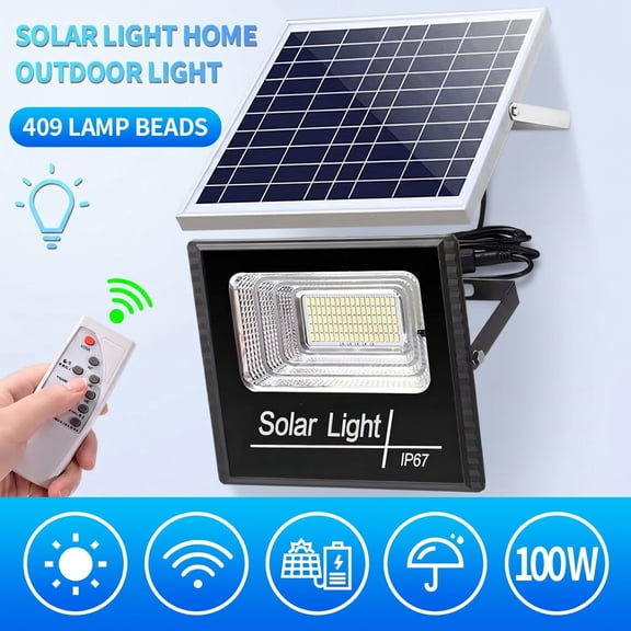Solar Wall Lamp,DFITO 3000LM Solar Light With Remote Control Waterproof Solar Motion Sensor Lights Outdoor, 270° Wide Angle Illumination Security Light Garage Yard Garden Patio