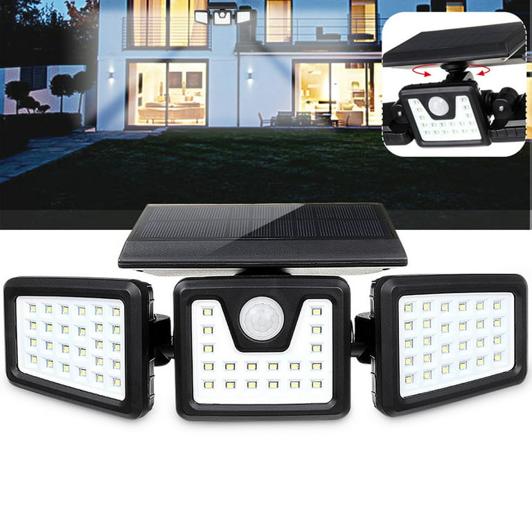 Solar Motion Sensor Lights, Ultra Bright Outside LED Lights, Wide Angle Illumination, 3 Control Dials, Waterproof Solar Security Lights for Outside Wall, Garden, Patio, and Driveway Solar Motion Sensor Lights, Ultra Bright Outside LED Lights, Wide Angle Illumination, 3 Control Dials, Waterproof Solar Security Lights for Outside Wall, Garden, Patio, and Driveway