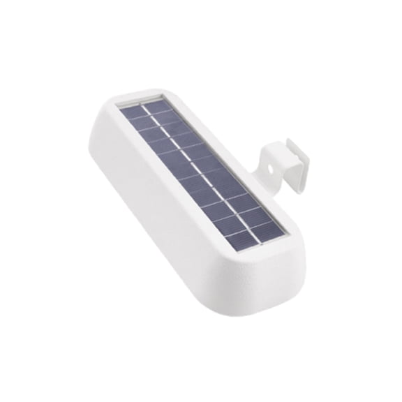 Solar Wall Light with Motion Sensor Voice Control Outdoor Solar Garden Light for Stairs Fences Patios Watertight IP65 LED Security Light for Home Yard White Plastic Solar Powered Light