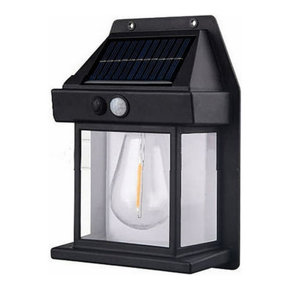 Solar Wall Light Outdoor Dusk to Dawn with Motion Sensor Waterproof LED Wall Sconce for Exterior Security Lighting Patio Fence Yard Garage Wall Mount Light (1Pc 5"x2"x7")