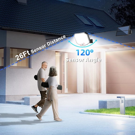 Solar Wall Light Outdoor With Remote Control 16.4ft Cord Separate Solar Panel Solar LED Light Rainproof With 3 Modes For Patio Ceiling Porch Cabin Roof Tree Doorway