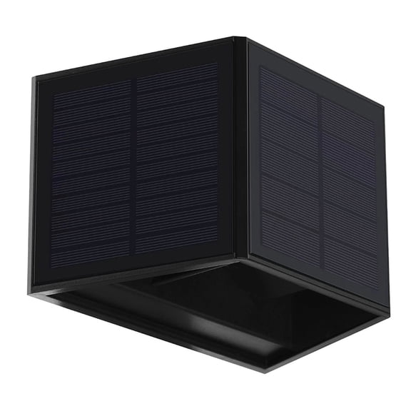 Solar Wall Light Outdoor Up-Down Lighting LED Lamp Solar Wall Washing Lights for Courtyard Garden Dimmable