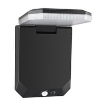 Solar Wall Light Outdoor Waterproof IP65 Wall Sconce With Three Lighting Modes Solar Powered No Plug In LED Light For Porch Pathway Driveway Garden Fence