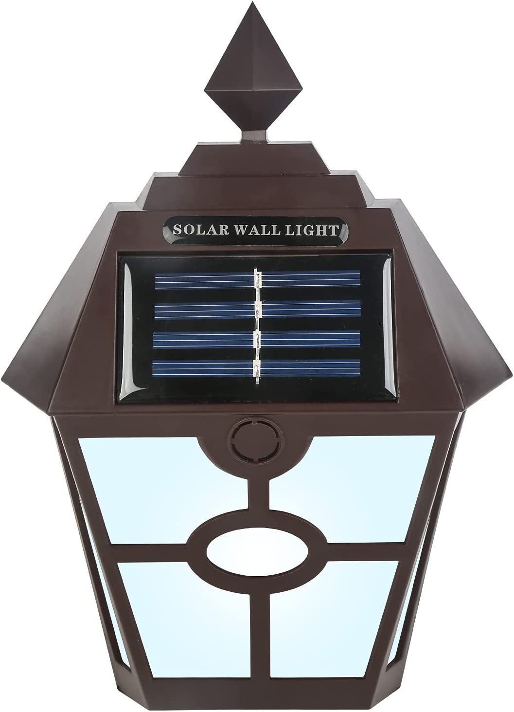 Solar Wall Lights Outdoor, LED Fence Lights, Waterproof Outdoor