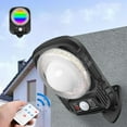 thumbnail image 1 of Solar Wall Lights Outdoor Waterproof,Solar Wall Lights Decorative,Solar Street Light,,Outdoor Solar Powered Lights Dusk To with Motion Sensor LED Security Flo-od Light for Parking Lot,Remote Control, 1 of 9