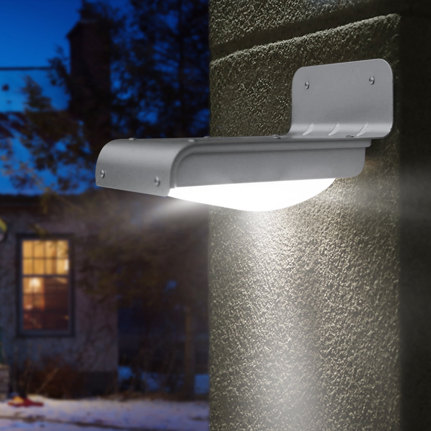 Yescom 16 LED Outdoor Solar-Powered Motion Sensor Light IP65 Water Resistant Exterior Wireless Security Garden Wall Lamp Yescom 16 LED Outdoor Solar-Powered Motion Sensor Light IP65 Water Resistant Exterior Wireless Security Garden Wall Lamp