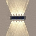 thumbnail image 1 of Solar Wall Wash Light Set, 4 Pack Up Down Illumination Outdoor Sconce for Garden Porch Pathway, Solar Wall Wash Light Set Waterproof Automatic Dusk to Dawn Sensor, Modern Home Security Lighting, 1 of 9