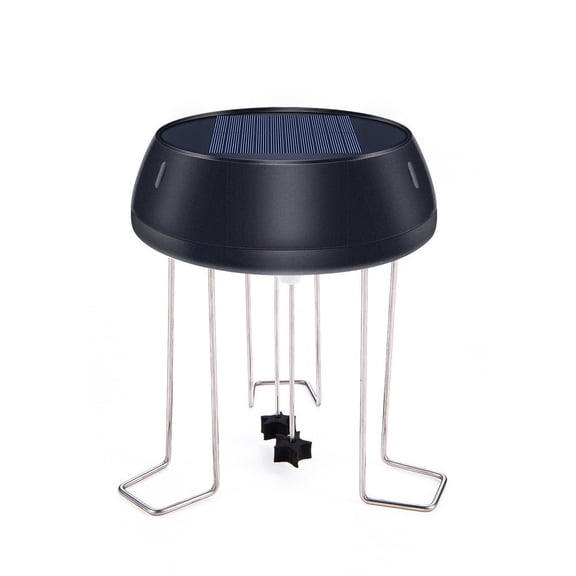 Solar Water Agitator for Outdoor Garden Pond Bird Bath, 5V 0.5W Solar-Powered Bubbler with U/L Brackets, Weather-Resistant ABS Ripple Maker for Decorative Water Features