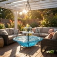 thumbnail image 1 of Solar Water Fountain and Hanging Feeder 2026 Outdoor Garden Floating Birdbath with Solar Powered Pump Plastic and Metal Lightweight Decoration for Patio Yard Pond (Purple), 1 of 8