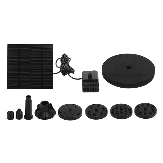 Solar Water Fountain Pump Outdoor Small Submersible Bird Bath Fountain