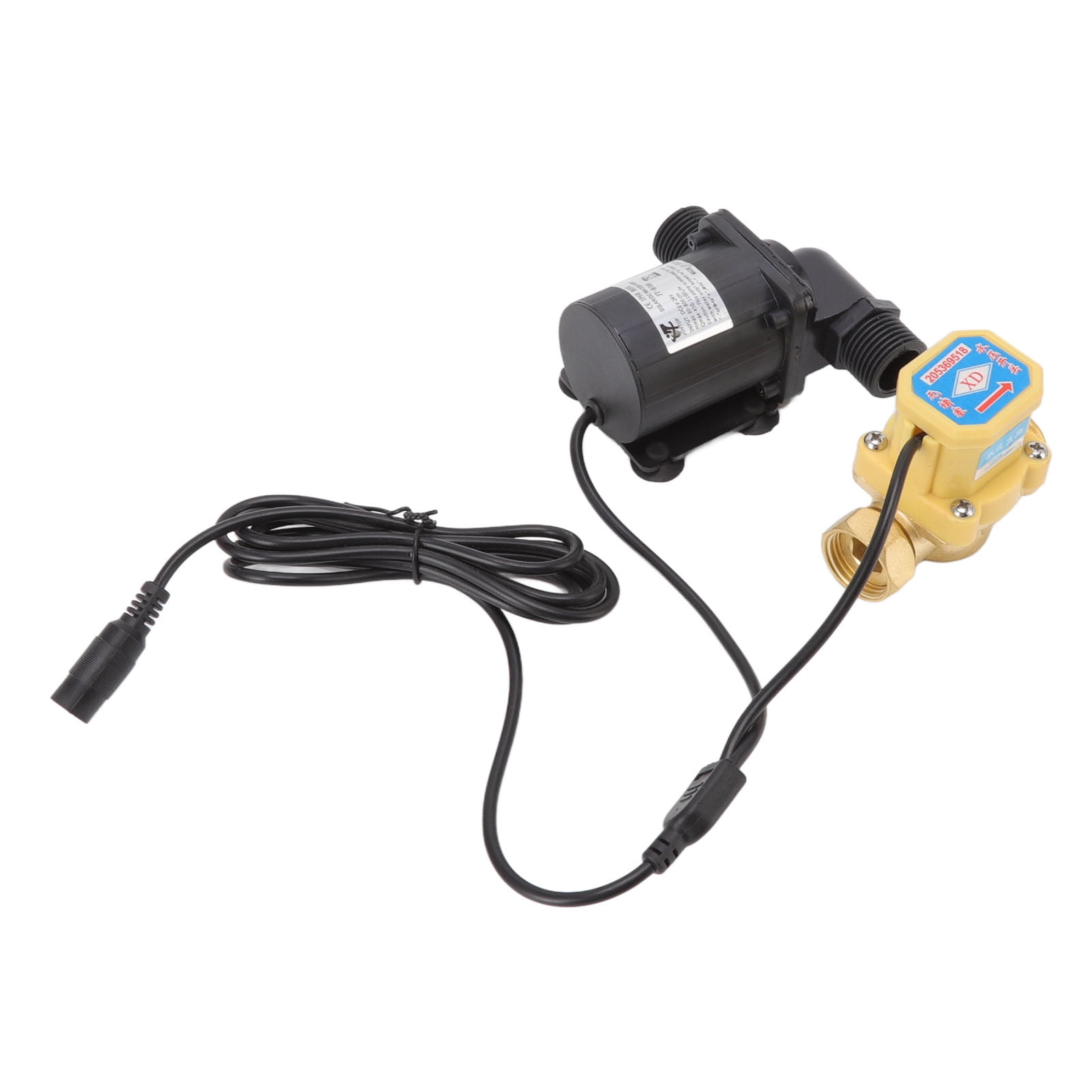 Solar Water Heater Pump DC Brushless Quiet Booster Pump with Flow