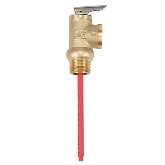 Solar Water Heater Systems Safety Valves Brass Construction Supports High Pressures 0.7Mpa and High Temperature 99