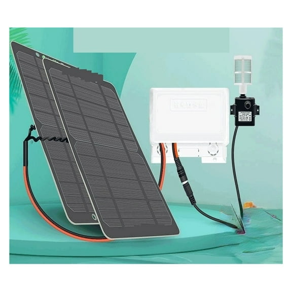 Solar Water Pump 12v Submersible Pump Fish Tank Outdoor Brushless Pumping Hydroponic High Head Fountain Pump Aquarium Filter ,Multi-Install Methods