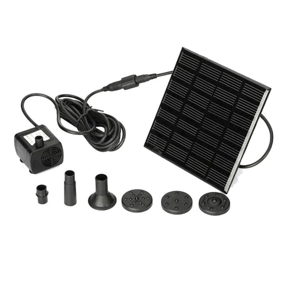Solar Water Pump Solar Panel Fountain Pump Pool Pond Garden Water Sprinkler Sprayer for Bird Bath Pond Garden Decoration