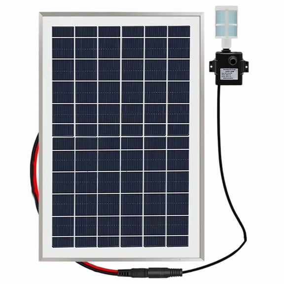 Solar Water Pump with Filter Circulating Fish Pond Submersible Pump Solar Power Parts Accessories New