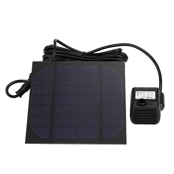Solar Water Sprinkler Pump 16 Inch Spray Height - Automatic Garden Fountain For Pond Pool Irrigation, 150L/H Flow with 4 Nozzles