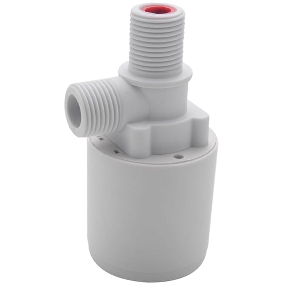 Solar Water Tank Water Tower Pool Automatic Water Level Controller Plastic Float Ball Valve Water Stop Water Level Switch,1*Water level control valve,white