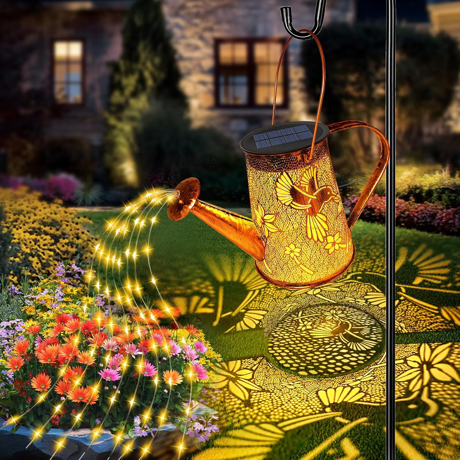Solar Hummingbird Lantern – Outdoor Waterproof Hanging Garden Light, Fairy Decoration & Gift For Mom