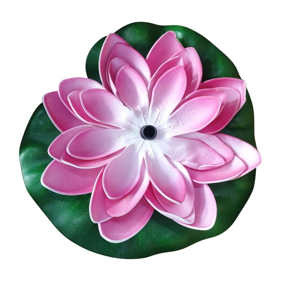 Solar Waterscape Garden Floating Flower for Bird Bath Fish Tank Pool Enhancing Water Feature with Solar Powered and Decorative Ornaments