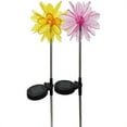 thumbnail image 1 of Solar Wholesale 1048-2 Solaration Tropical Fiber Blossom Solar Lights, Pack of 2, 1 of 1