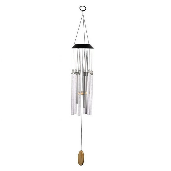 Solar Wind Chimes Auto Change Colors,Gifts for Mom Women,Outdoor Waterproof Decorations Acrylic Mobile for Garden Yard Lawn Patio