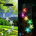 thumbnail image 1 of Solar Wind Chimes Lights LED Color Changing Hanging Butterfly Hummingbird Angel, 1 of 13