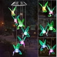 thumbnail image 1 of Solar Wind Chimes Outdoor Color Changing Lights, Gift for Women Mom Grandma Sister Best Gifts, Wind Chimes Unique Outdoor Garden Yard Decor (Green Hummingbird), 1 of 3
