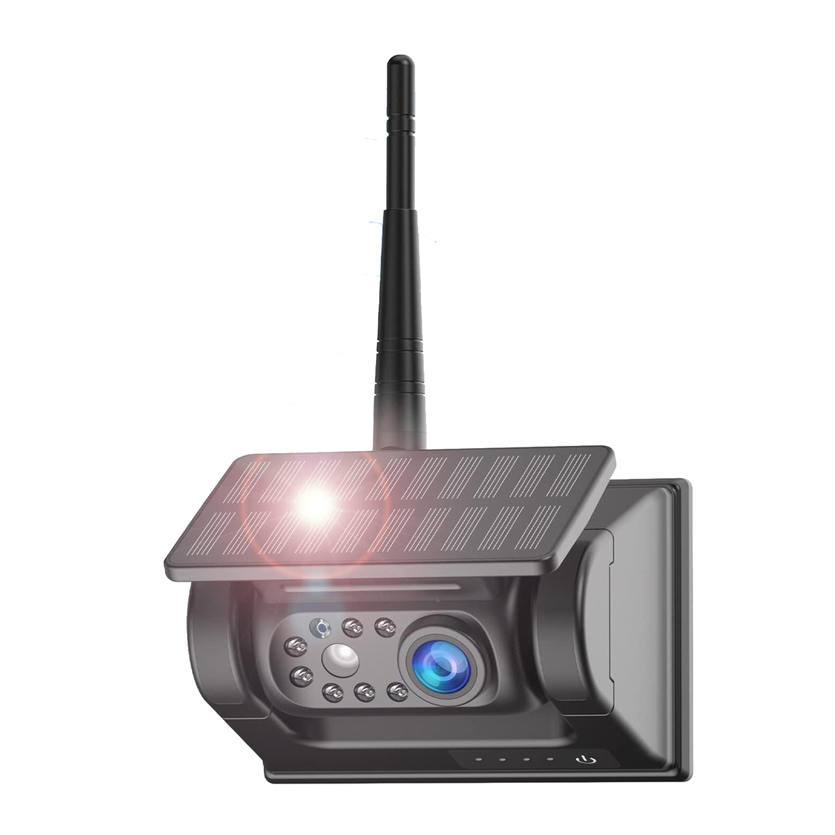 Solar Wireless Backup Camera, 1080P 5G WIFI Wireless Backup Rear/Front