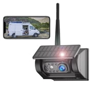 Solar Wireless Rear View Backup Camera For Phone Magnetic Base Solar Power And Built-In Battery For RV Car ,Clear Images