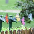 thumbnail image 1 of Solar Yard Stake Fluttering Butterfly Solar/Battery Powered -2Pack, 1 of 7