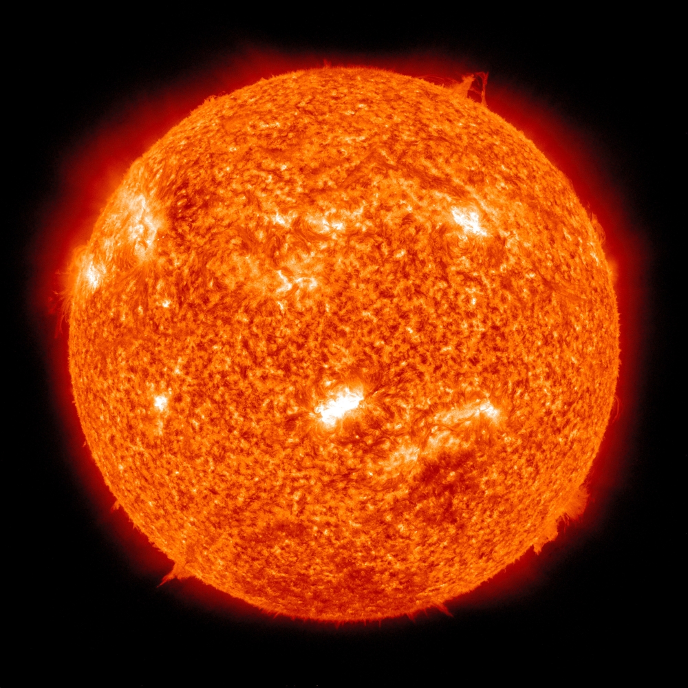 Solar activity on the Sun Canvas Art - Stocktrek Images (28 x 28)