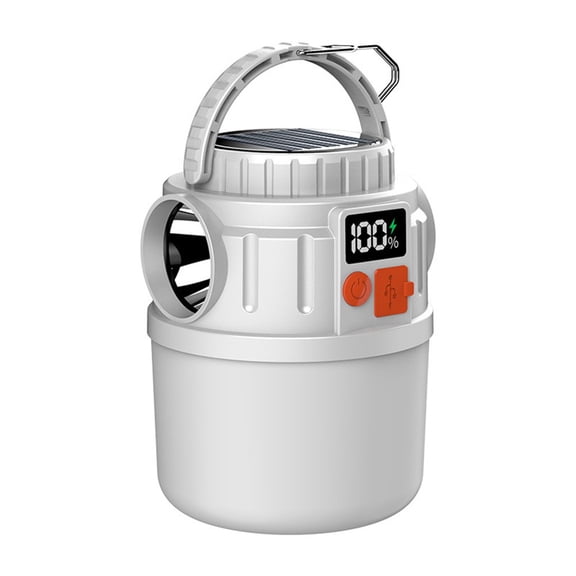 Solar dual light source outdoor camping light outdoor LED light camping light