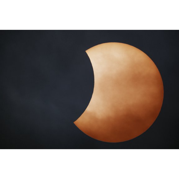 Solar eclipse South Shields Tyne and Wear England Canvas Art - John Short Design Pics (19 x 12)