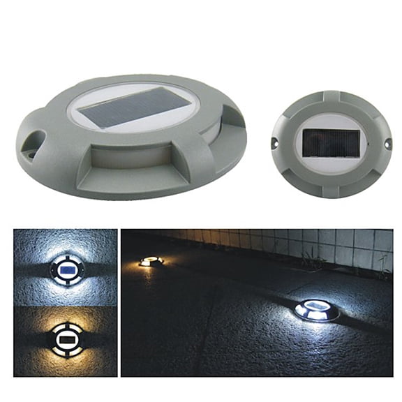 Solar garden lamp,Solar Deck Lamp Pathway Patio Road Stairs Lamp 4-led Driveway Road Patio Decoration Buzhi Solar Solar Deck 4-l-ed Driveway Zdhf Deck S 4-led S Qisuo Solar