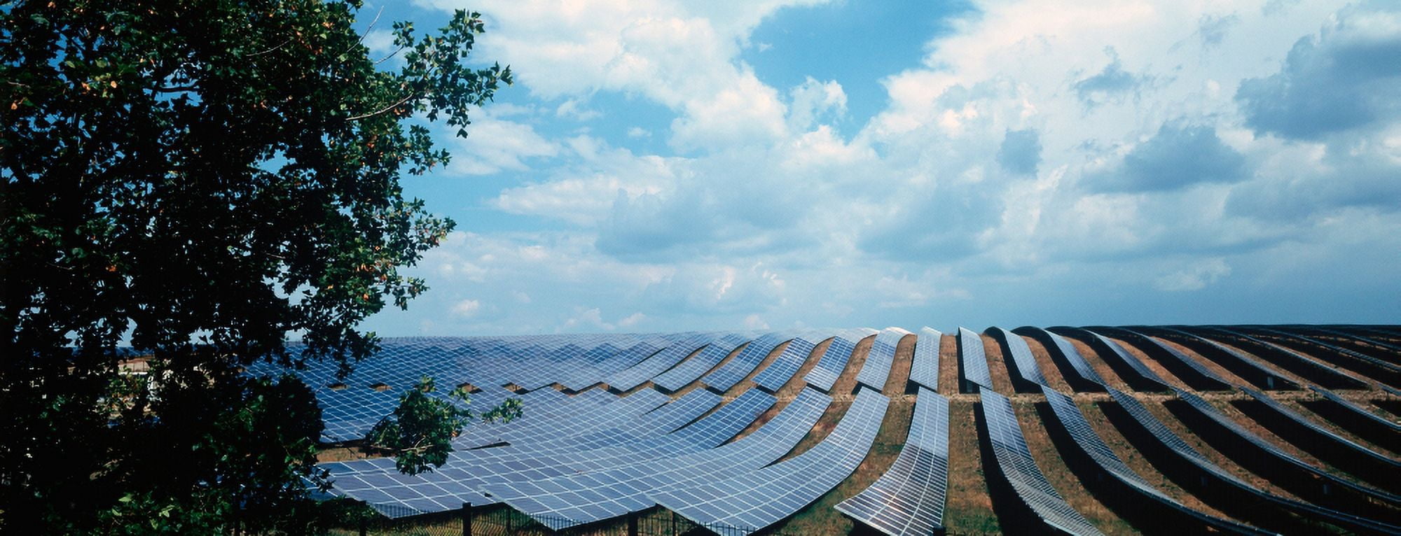 Solar panels in a farm Provence-Alpes-Cote dAzur France Canvas Art - Panoramic Images (27 x 9)