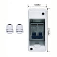 thumbnail image 1 of Solar photovoltaic cell combiner box DC circuit breaker switch with junction box, 1 of 2